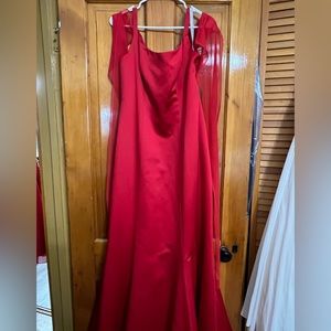 Red Size 14 Alfred Angelo Formal Dress